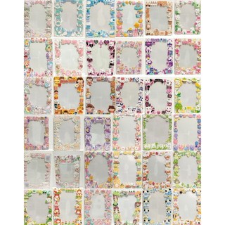 Toploader decor sẵn, đựng card kpop bảo vệ thẻ (A7 + Seal)