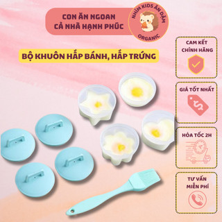 Khuôn Hấp Bánh, Hấp Trứng Có Nắp Đậy, An Toàn, Chịu Nhiệt