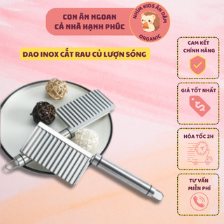 Dao Cắt Rau Củ Quả Lượn Sóng Bằng Inox Cao Cấp Không Gỉ