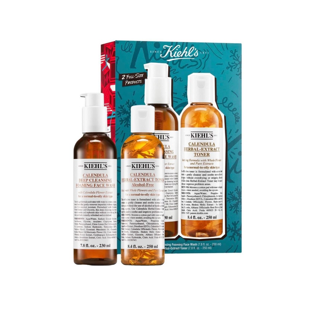 Set dưỡng da Kiehls Sephora - Toner và Sữa rửa mặt