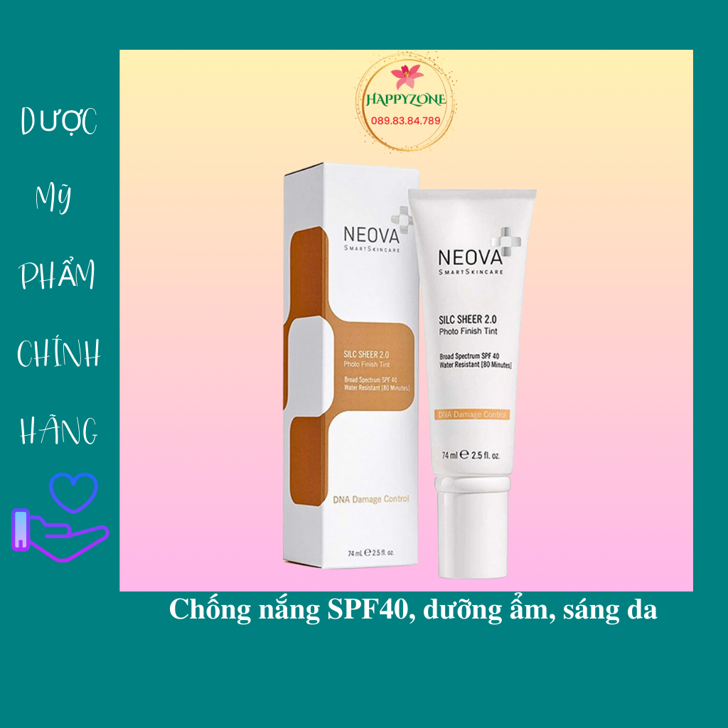 [CHÍNH HÃNG] Kem Chống Nắng NEOVA Silc Sheer 2.0 Broad Spectrum SPF 40 (74ml)