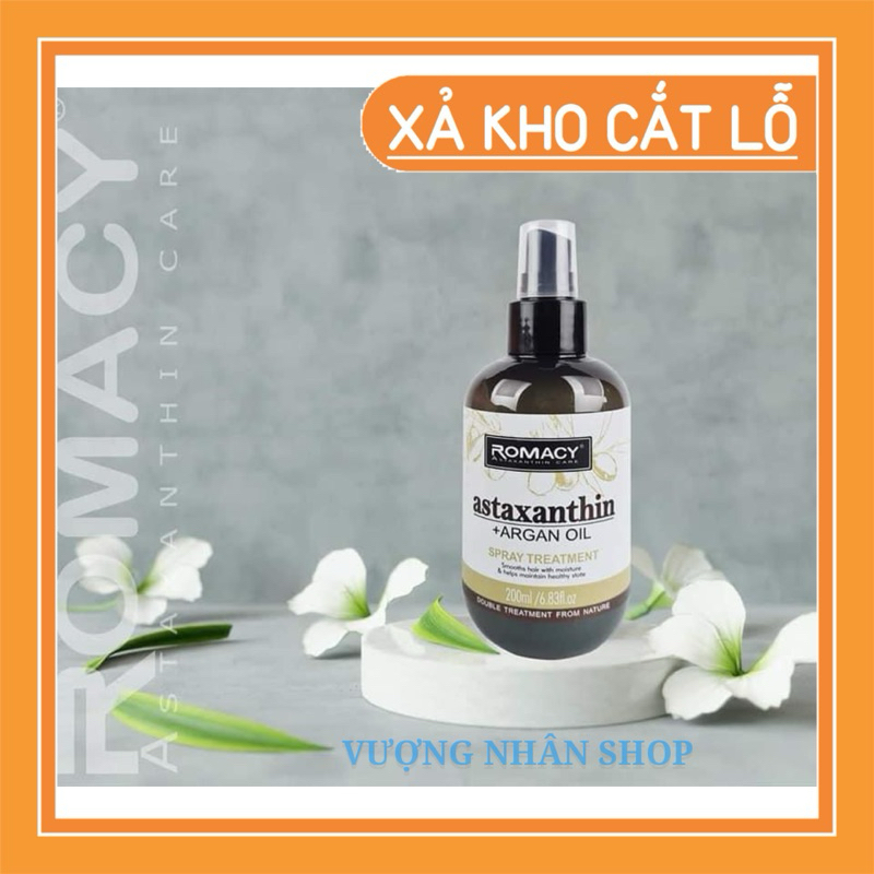 Xịt Dưỡng tóc Romacy phục hồi tóc hư tổn, XẢ KHO CẮT LỖ