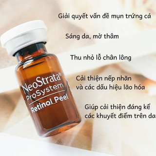 Tinh chất hỗ trợ thay da sinh học, giảm nếp nhăn ngăn ngừa lão hóa prosystem retinol peel 1.5ml