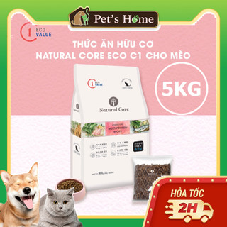 Hạt hữu cơ Natural Core EcoC1 đa đạm cho mèo bao 5kg