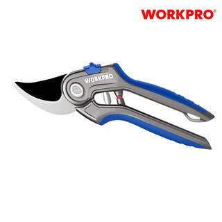 Kéo cắt tỉa cành, tay cầm hợp kim, lưỡi dao sk5, 8 inches workpro - wp332012