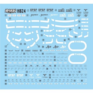 Đề can - decal nước cho mô hình lắp ráp hguc the-o