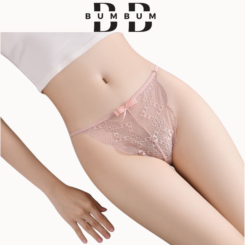 Quần lót nữ ren dây hông su cao cấp mềm mại kháng khuẩn sexy gợi cảm B1203