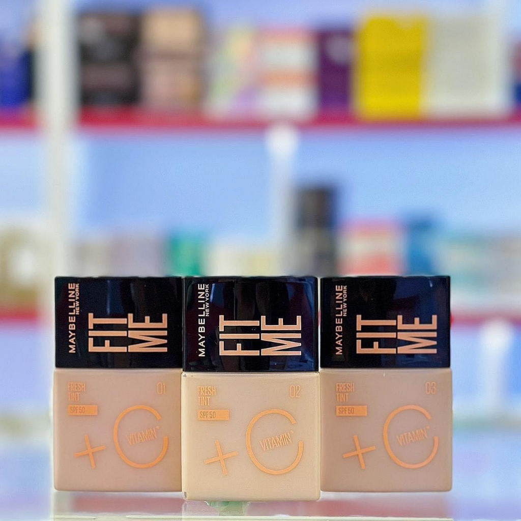 Kem Nền Tươi Mướt, Chống Nắng Bảo Vệ Da Maybelline New York Fit Me Fresh Tint Vitamin C SPF50/PA+++