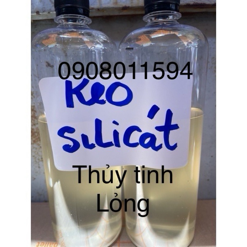 Keo silicate (thủy tinh lỏng )1 kg