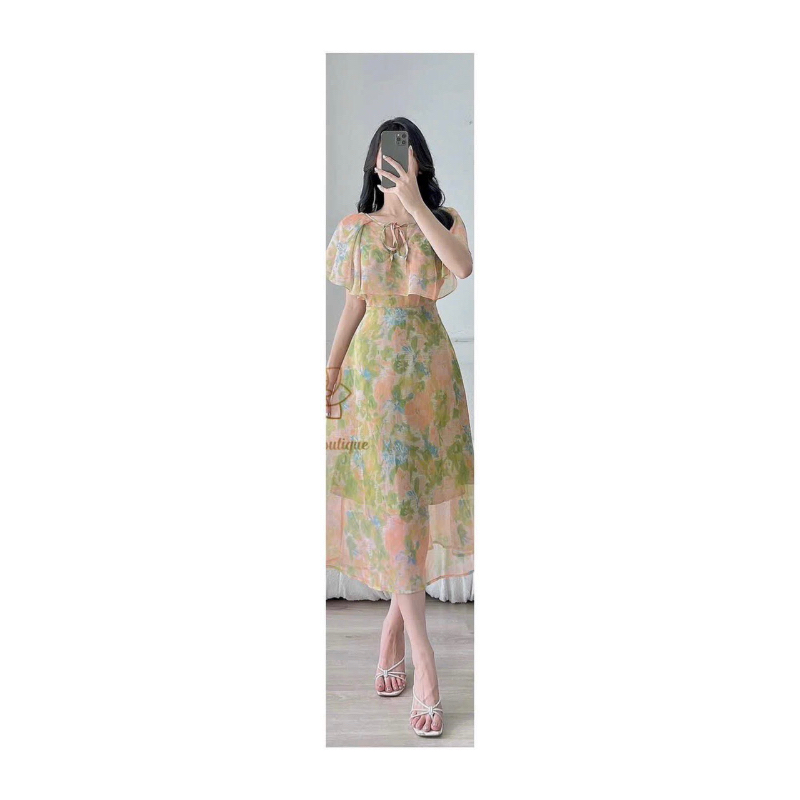 đầm hoa tơ