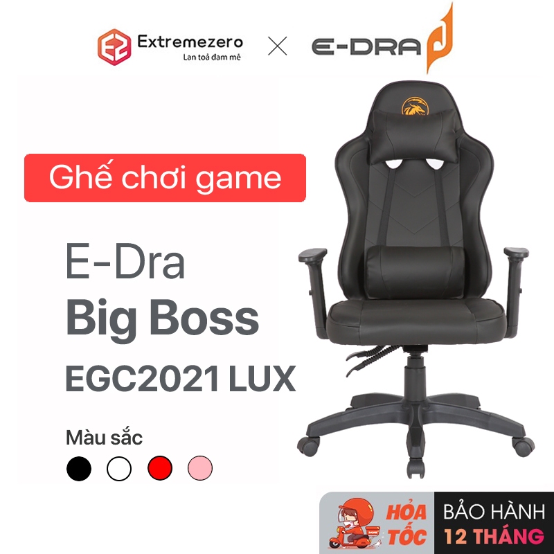 Ghế gaming, ghế máy tính ngồi chơi game cao cấp Edra Citizen EGC200 - Da Pu - Xoay 360 độ - Hàng chính hãng