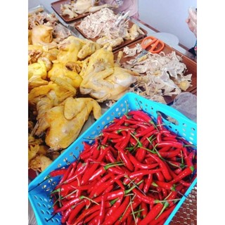 Gà khô lá chanh sợi nhỏ