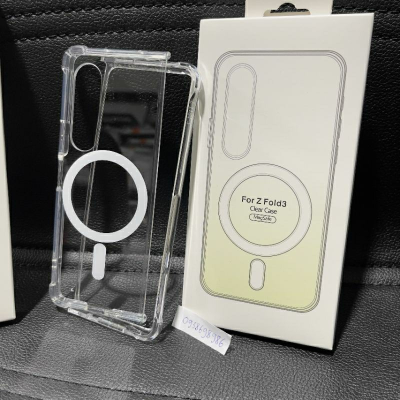 Samsung galaxy Z Fold 3 / Z Fold 3 5G _ Ốp lưng trong suốt chống sốc 4 góc có hỗ trợ sạc