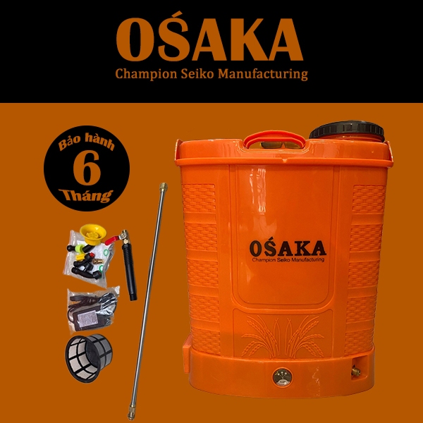 Bình Phun Xịt Thuốc Osaka 20L (bơm đôi - mạnh gấp đôi)