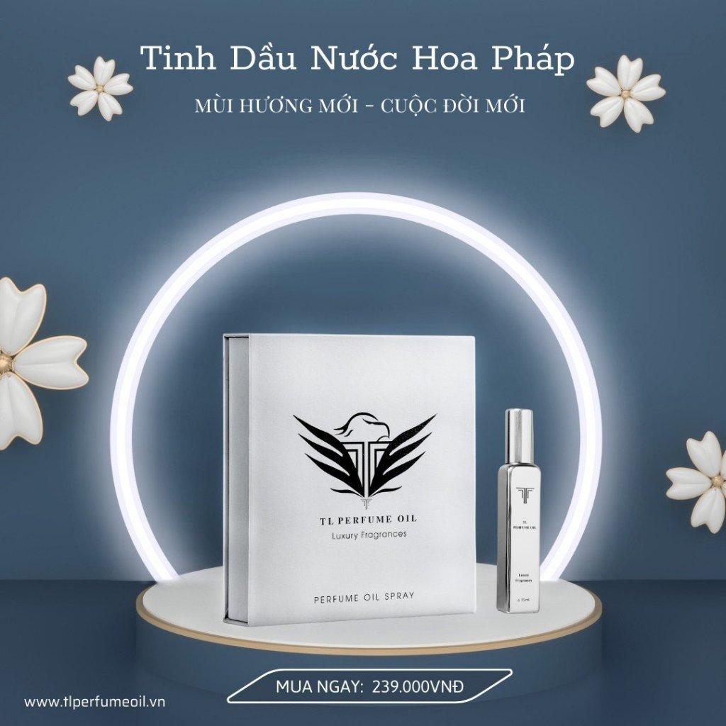 Tinh Dầu Nước Hoa Pháp Cho Nữ TL PERFUME OIL 15ml Quý Phái Sang Trọng, Lưu Hương Bền Lâu Chính Hãng
