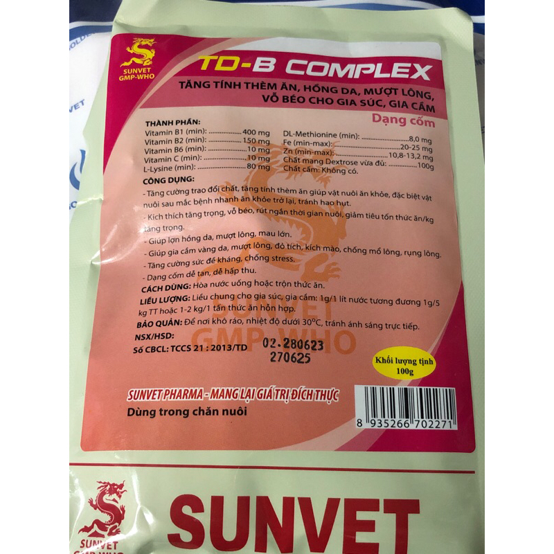 vitamin nhóm B complex
