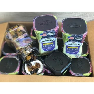 [MẪU MỚI  2025] Nho khô Thập Cẩm Sunview Raisins Mỹ - 425g - Hàng Chuẩn Trên lon Có Lá cờ Mỹ