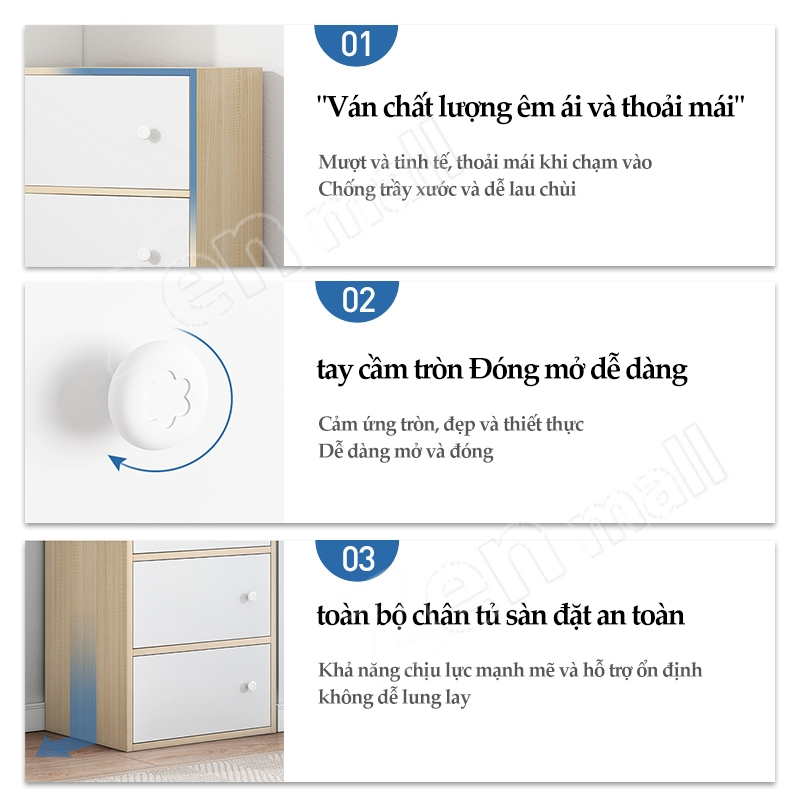 Tủ đa năng - GONA - Tủ ngăn kéo tủ nhiều tầng có nhiều kích thước tủ sách tủ đầu giường