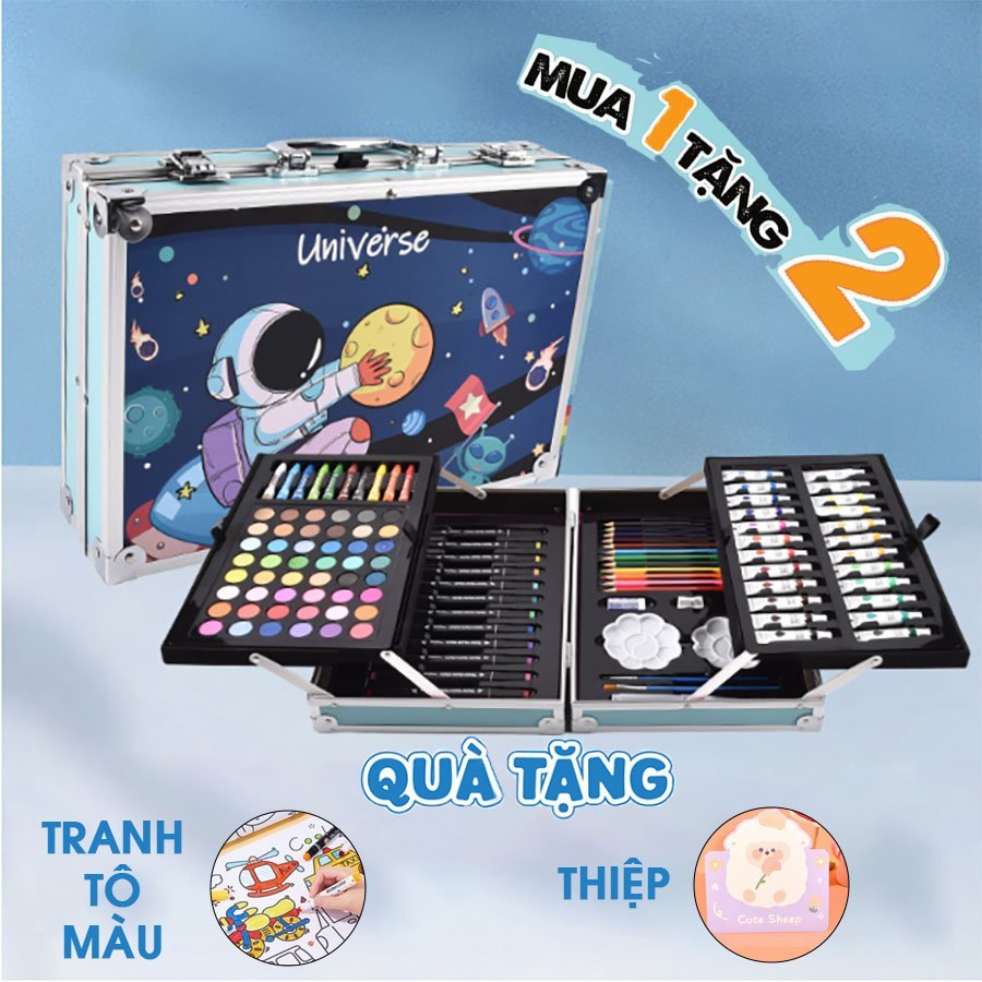 Bút Màu Cho Bé Quà Sinh Nhật Cho Bé Gái Hộp Màu 150 Chi Tiết Quà Cho Bé Gái 12 Tuổi Màu Nước Màu Acrylic Màu Chì Màu Sáp