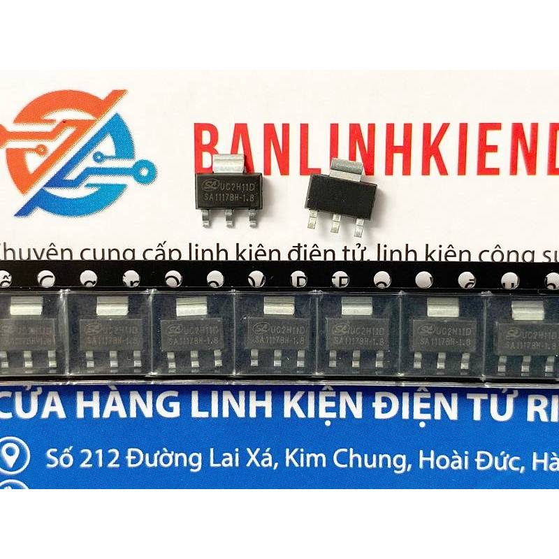 AMS1117-1.8V ASM1117 IC ổn áp nguồn 1.8V 1A SOT-223