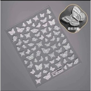 Sticker hoa dán móng 3d trang trí móng
