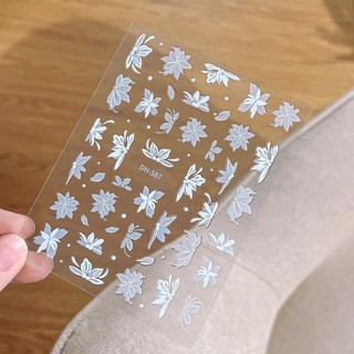 Sticker hoa dán móng 3d trang trí móng