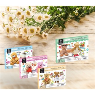 Tệp giấy kiểm tra gấu Teddy 100gsm