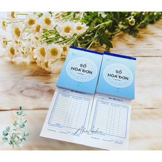 Hóa đơn bán lẻ 1 liên khổ A5, 13x19,,giấy siêu đẹp, trắng sáng
