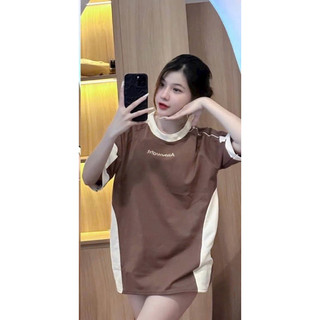 ÁO THUN TAY LỬNG FORM RỘNG về màu y hình [Free size <65kg]