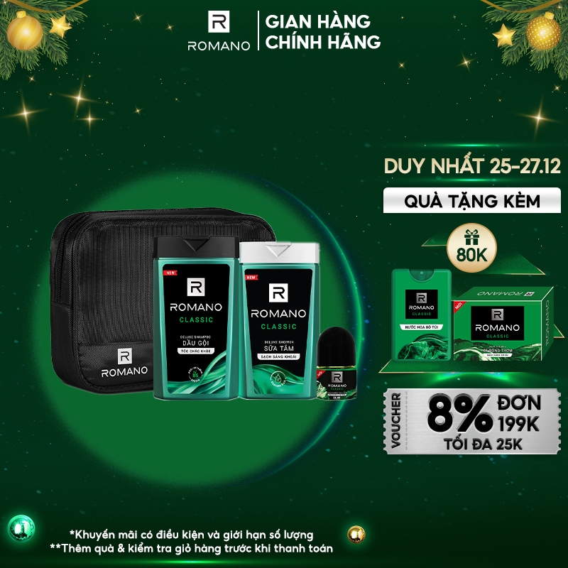 Bộ sản phẩm du lịch Travel Kit 3 món dành cho nam (Classic/Gentleman)