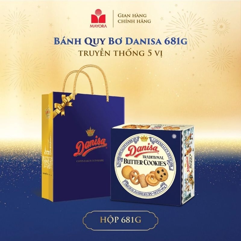 BÁNH QUY BƠ DANISA 681G