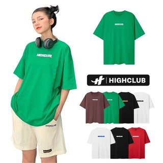 Áo thun tay lỡ local brand Hight Clup chất liệu cotton định lượng 250msg