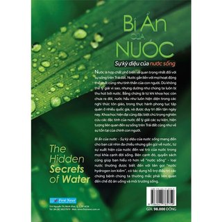 Sách - Bí Ẩn của Nước - First News