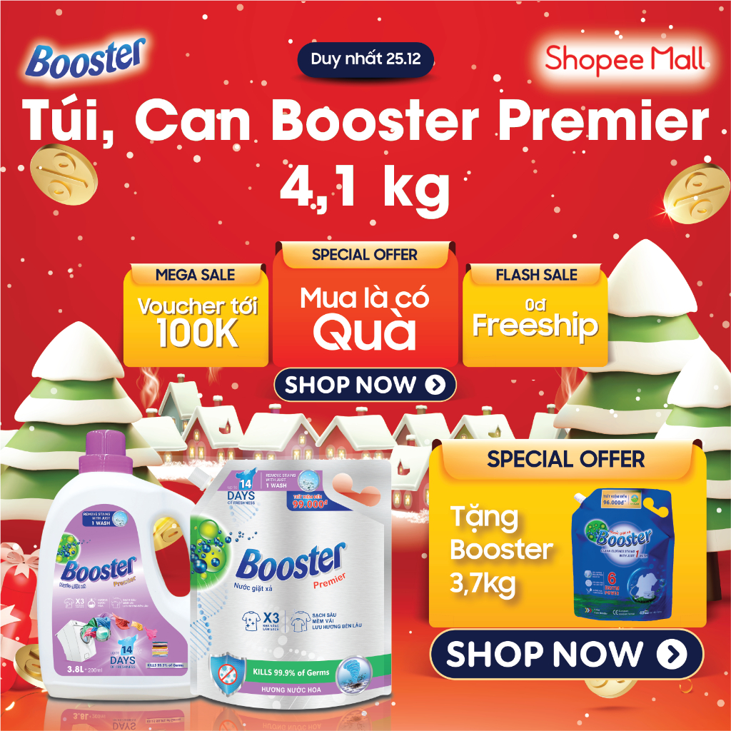 Nước Giặt Xả Booster Premier Quần Áo Thơm Tới 14 Ngày, Có Khả Năng Làm Mềm Giữ Màu Vải