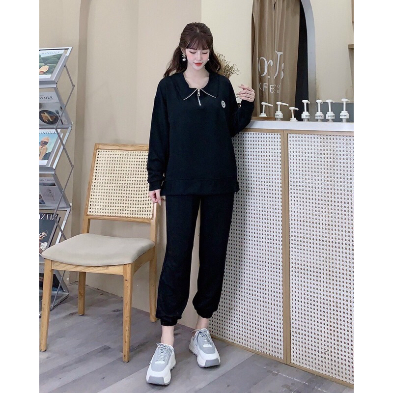 Bộ đồ bầu nỉ cá cực ấm, trẻ trung