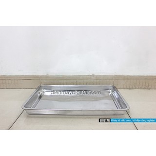 Khay phẳng tủ cơm bằng inox kích thước 40x60