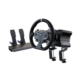 Bộ vô lăng tập lái xe Moza R5 Bundle (R5 WHEEL BASE,VÔ LĂNG, PEDAL, NGÀM KẸP BÀN)
