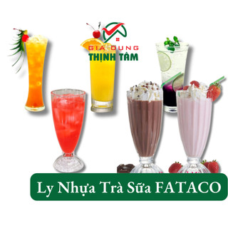 [THỊNH TÂM] Ly Nhựa Arylic Trà Sữa Sinh Tố Nước Ép Loại 1