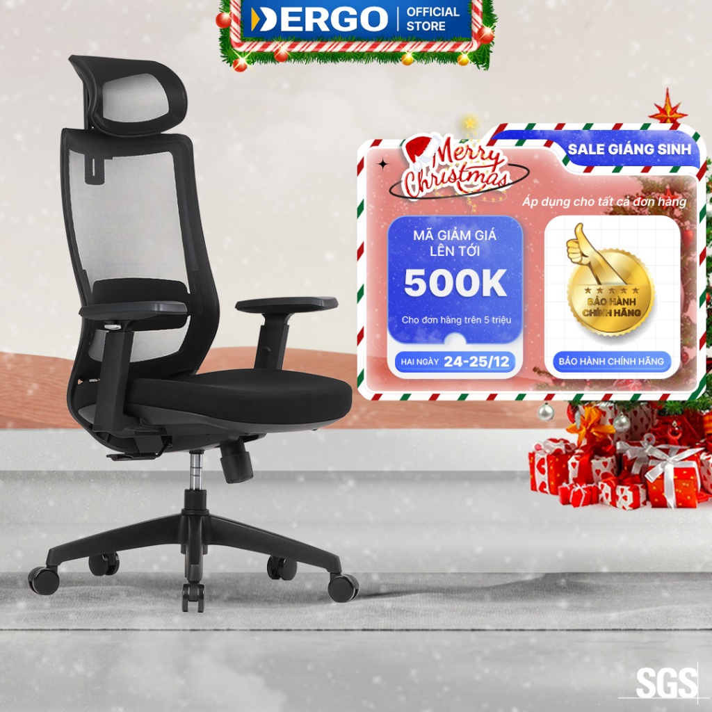 Ghế Công Thái Học DERGO T23 Ergonomic Office Chair