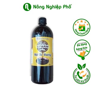 Mật rỉ đường SFARM Molasses cao cấp hỗ trợ cải tạo đất, chất xúc tác ủ phân - Chai 1 lít ( ~ 1.35kg )