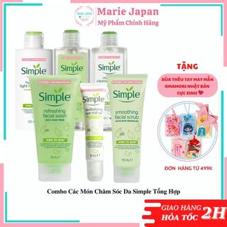 Combo Các Món Chăm Sóc Da Simple Tổng Hợp