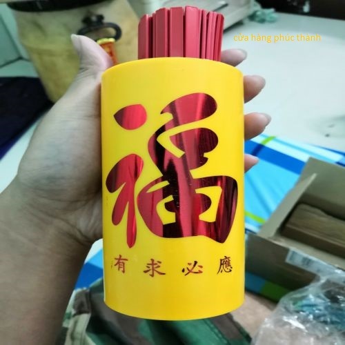 Ống xâm nhựa vàng