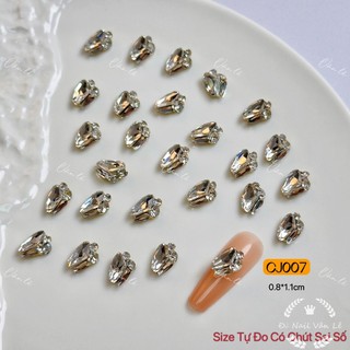 Phụ Kiện Charm Đá Khối Nơ Đính Móng Nail