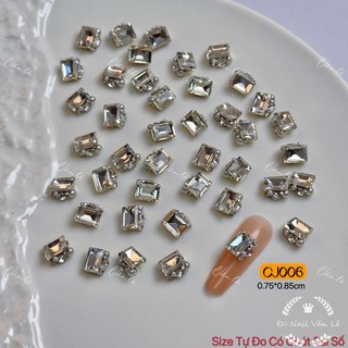 Phụ Kiện Charm Đá Khối Nơ Đính Móng Nail