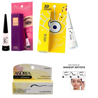 Keo dán mi vacosi eyelash 3d primer trong suốt /dán mi giả andrea modlash adhesive dark 7g