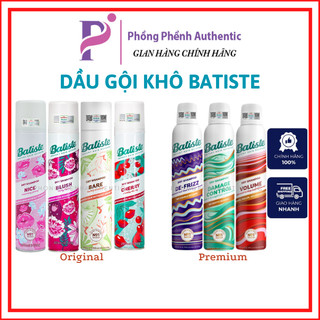 Dầu gội khô Batiste Dry Shampoo 200ml - Làm Sạch Mềm Mượt , Giải Pháp Nhanh Cho Bạn - PHỒNG PHỀNH