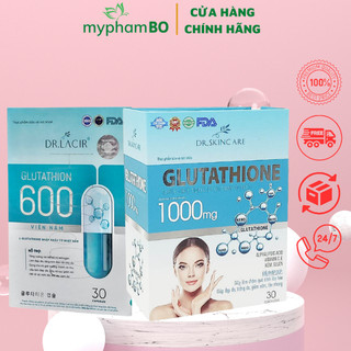 Viên Uống trắng da Glutathione 600 mẫu mới, viên uống trắng da mờ nám, mờ thâm, Tăng nội tiết tố nữ Myphambo