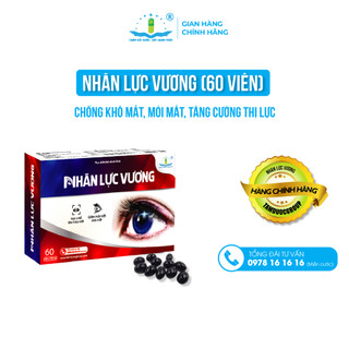 Nhãn Lực Vương (60 viên) - Viên uống bổ mắt, tăng cường thị lực, hỗ trợ giảm tình trạng khô mắt, nhứt mắt  - Tâm Dược