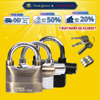 Khóa báo động chống trộm thông minh, ổ khóa chống trộm an toàn tuyệt đối, chống bẻ bát cửa, chống cưa, cắt toàn diện