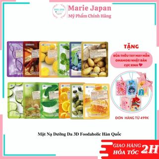 Mặt Nạ Dưỡng Da 3D Foodaholic Hàn Quốc